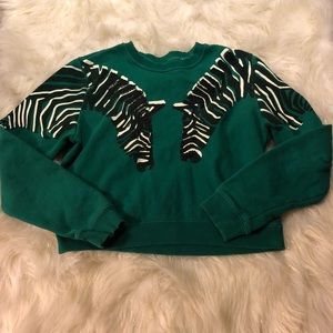 Pacsun cropped crewneck